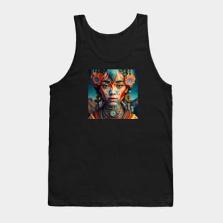 Indigenous Native Photorealism Art Tank Top